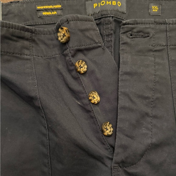 Piombo Button Up Bermuda Flat Front Shorts Men’s XXL NWT - Picture 6 of 7